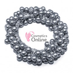 Elastic de par elegant cu perle PMA26OO - Grey